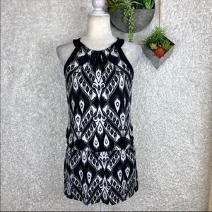 white house‎ black market drop waist tie back dress